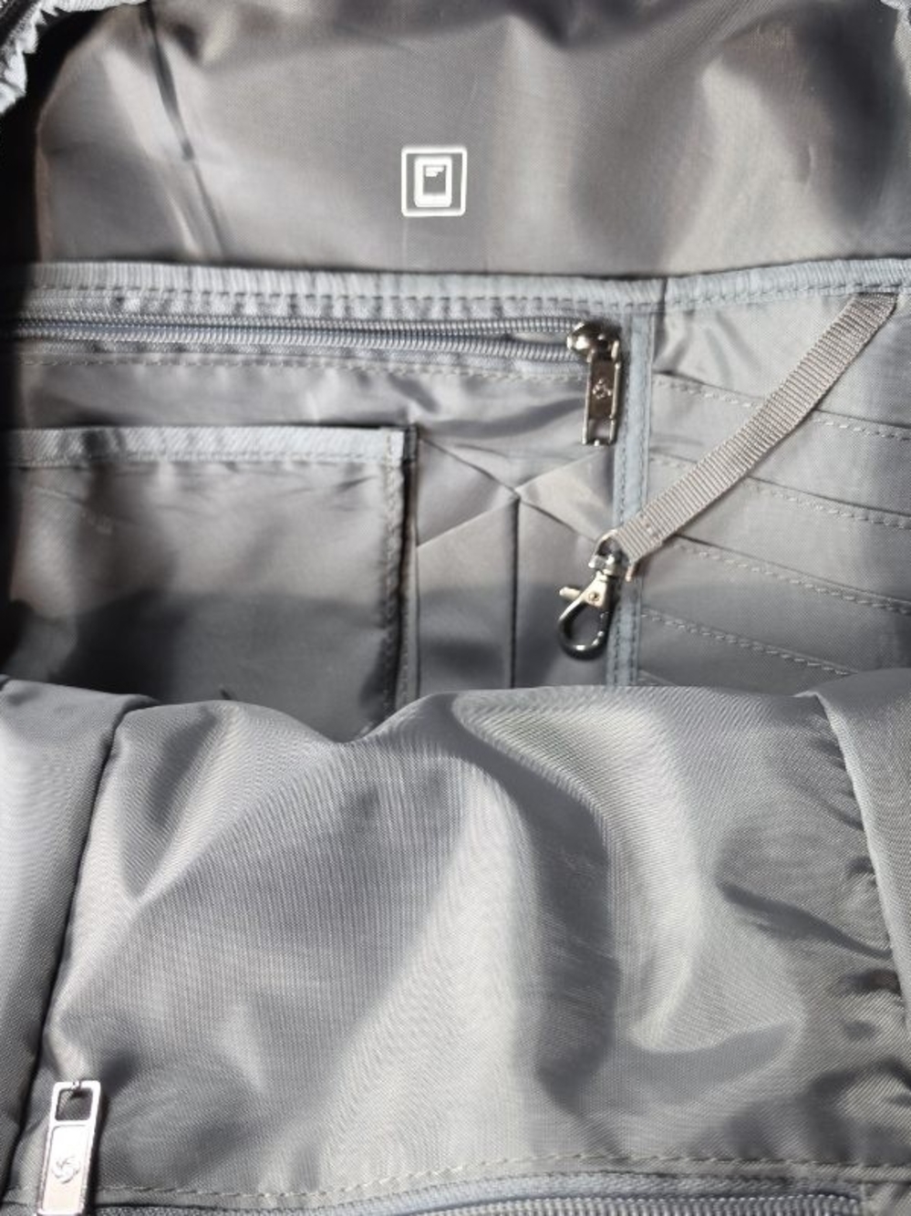Samsonite Tectonic Lifestyle Sweetwater 17" Laptop Backpack Black Rugged Zip - Picture 8 of 13